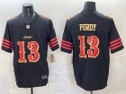 San Francisco 49ers #13 Brock Purdy Black Rivalry Vapor F.U.S.E. Limited Jersey