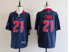 Houston Texans #21 Nick Chubb Navy Blue 2nd Legend Limited Jersey
