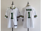 Green Bay Packers #1 Micah Parsons White Limited Jersey