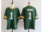 Green Bay Packers #1 Micah Parsons Green Limited Jersey