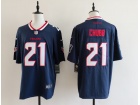 Houston Texans #21 Nick Chubb Navy Blue Vapor Limited Jersey