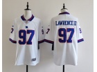 New York Giants #97 Dexter Lawrence II White Color Rush Limited Jersey