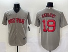 Boston Red Sox #19 Roman Anthony Grey Cool Base Jersey