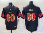 San Francisco 49ers #80 Jerry Rice Black Rivalry Vapor F.U.S.E. Limited Jersey