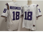 LSU Tigers #18 Garrett Nussmeier White F.U.S.E Limited Jersey