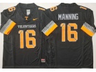 Tennessee Volunteers #16 Peyton Manning Black 2025 ‘Smokey Grey Series’ Vapor F.U.S.E Limited Jersey
