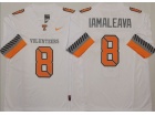 Tennessee Volunteers #8 Nico Iamaleava White 2025 ‘Smokey Grey Series’ Vapor F.U.S.E Limited Jersey