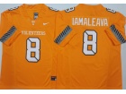 Tennessee Volunteers #8 Nico Iamaleava Orange 2025 ‘Smokey Grey Series’ Vapor F.U.S.E Limited Jersey