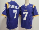 LSU Tigers #7 Harold Perkins Jr. Purple F.U.S.E Limited Jersey