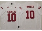 Oklahoma Sooners #10 John Mateer White F.U.S.E Limited Jersey