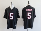 Atlanta Falcons #5 Drake London Black Throwback Limited Jersey