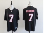 Atlanta Falcons #7 Bijan Robinson Black Throwback Limited Jersey