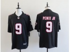 Atlanta Falcons #9 Michael Penix Jr. Black Throwback Limited Jersey