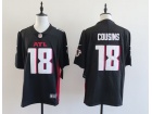 Atlanta Falcons #18 Kirk Cousins Black ATL Limited Jersey