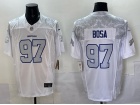 Buffalo Bills #97 Joey Bosa White Rivalries Limited Jersey