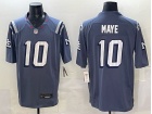 New England Patriots #10 Drake Maye Navy Rivalries Limited Jersey