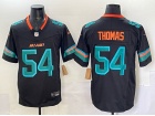 Miami Dolphins #54 Zach Thomas Black Rivalry Vapor F.U.S.E. Limited Jersey