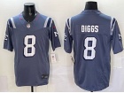 New England Patriots #8 Stefon Diggs Navy Rivalries Limited Jersey