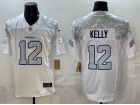 Buffalo Bills #12 Jim Kelly White Rivalries Vapor F.U.S.E. Limited Jersey