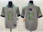 Seattle Seahawks #12 Fan Gray Rivalries Vapor F.U.S.E. Limited Jersey