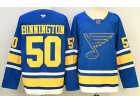 Fanatics St. Louis Blues #50 Jordan Binnington Light Blue Jersey 