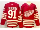 Fanatics Detroit Red Wings #91 Sergei Fedorov Red Centennial Premium Jersey