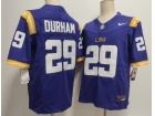 LSU Tigers #29 Caden Durham Purple F.U.S.E Limited Jersey