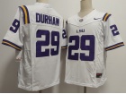 LSU Tigers #29 Caden Durham White F.U.S.E Limited Jersey