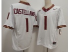 Florida State Seminoles #1 Thomas Castellanos White F.U.S.E Limited Jersey