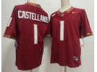 Florida State Seminoles #1 Thomas Castellanos Red F.U.S.E Limited Jersey