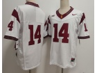 USC Trojans #14 White F.U.S.E Limited Jersey