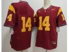 USC Trojans #14 Red F.U.S.E Limited Jersey