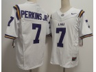 LSU Tigers #7 Harold Perkins Jr. White F.U.S.E Limited Jersey