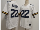 Michigan Wolverines #22 Justice Haynes White F.U.S.E Limited Jersey