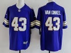 Minnesota Vikings #43 Andrew Van Ginkel Purple Throwback Limited Jersey