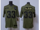 Philadelphia Eagles #33 Cooper DeJean Green 2025 Salute to Service Limited Jersey