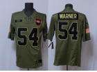 San Francisco 49ers #54 Fred Warner Green 2025 Salute to Service Limited Jersey