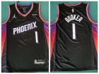 Phoenix Suns #1 Devin Booker Black 2025-26 City Jersey