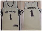San Antonio Spurs #1 Victor Wembanyama Gray 2025-26 City Jersey