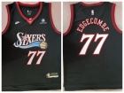Philadelphia 76ers #77 V. J. Edgecombe Black Classic Jersey