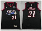 Philadelphia 76ers #21 Joel Embiid Black Classic Jersey