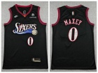 Philadelphia 76ers #0 Tyrese Maxey Black Classic Jersey
