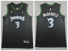 Minnesota Timberwolves #3 Stephon Marbury Black Classic Jersey