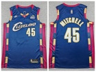 Cleveland Cavaliers #45 Donovan Mitchell Navy Classic Jersey
