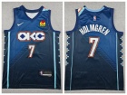 Oklahoma City Thunder #7 Chet Holmgren Navy 2025-26 City Jersey