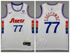 Philadelphia 76ers #77 V. J. Edgecombe White 2024-25 City Jersey