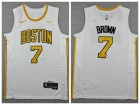 Boston Celtics #7 Jaylen Brown White 2025-26 City Jersey