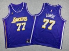 Youth Los Angeles Lakers #77 Luka Dončić 2025 Purple Statement Jersey