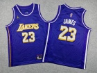 Youth Los Angeles Lakers #23 LeBron James 2025 Purple Statement Jersey
