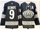 Fanatics Los Angeles Kings #9 Adrian Kempe Black Alternate Breakaway Jersey